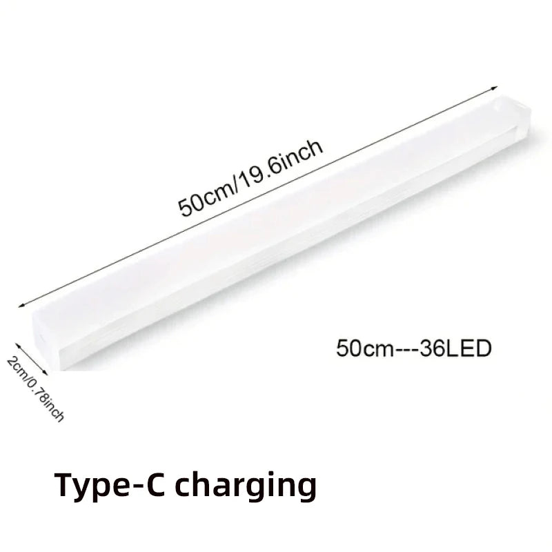 Motion Sensor Light Wireless LED Night Light Type C Rechargeable Light Cabinet Wardrobe Lamp Staircase Backlight For Kitchen LED