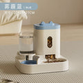 Automatic Feeder Dog Cat Food Bowl With Water Fountain Large Capacity Pet Food Storage Dispenser Container Puppy Pet Accessories